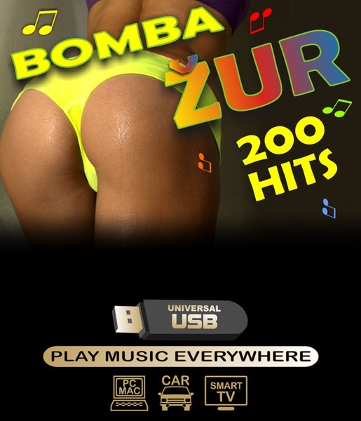 USB Bomba žur 200 Hits