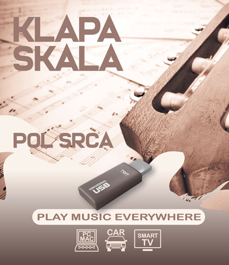 USB Klapa Skala – POL SRCA + TRI DNI SEM LJUBIL