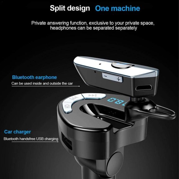 HOGI V8 Car kiT MP3 Player with BT EARPHONE BT- V8